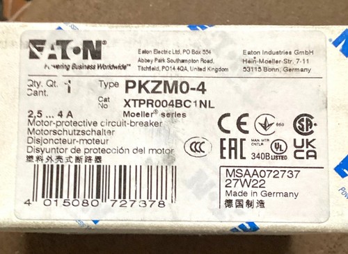 Eaton motorschutzschalter - eaton,